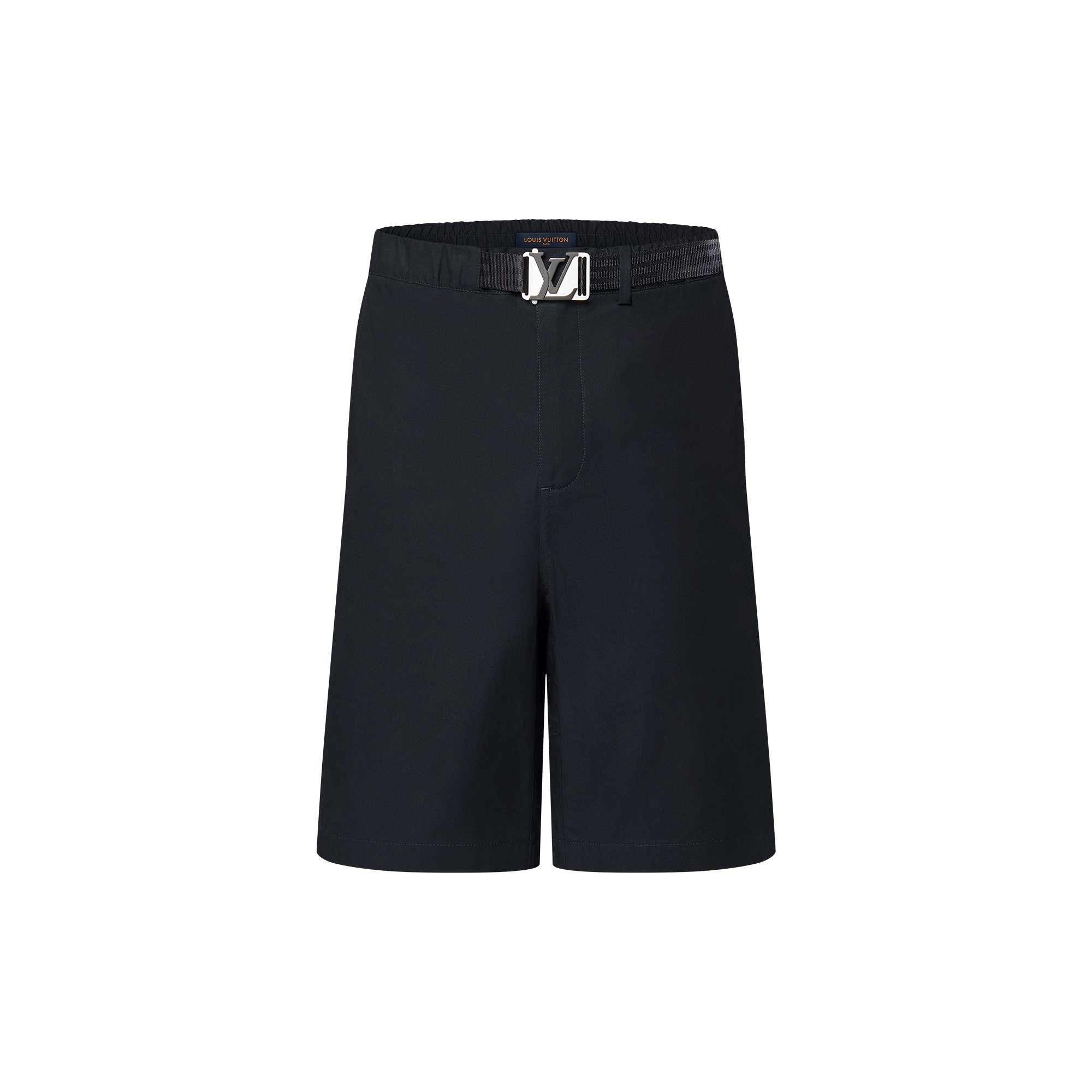 LV Buckle Cotton Shorts  in Men