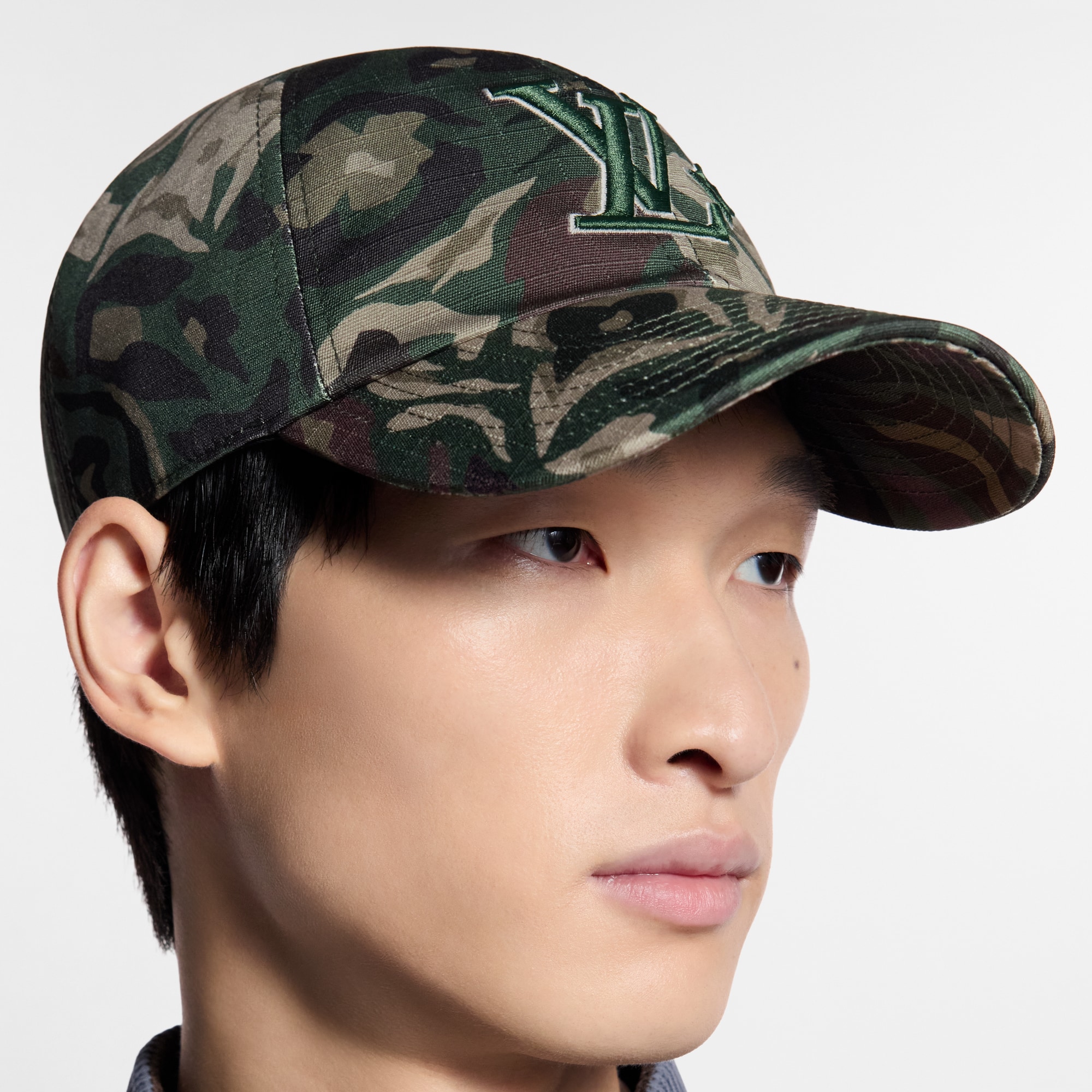 LV Camo Cap . in Men