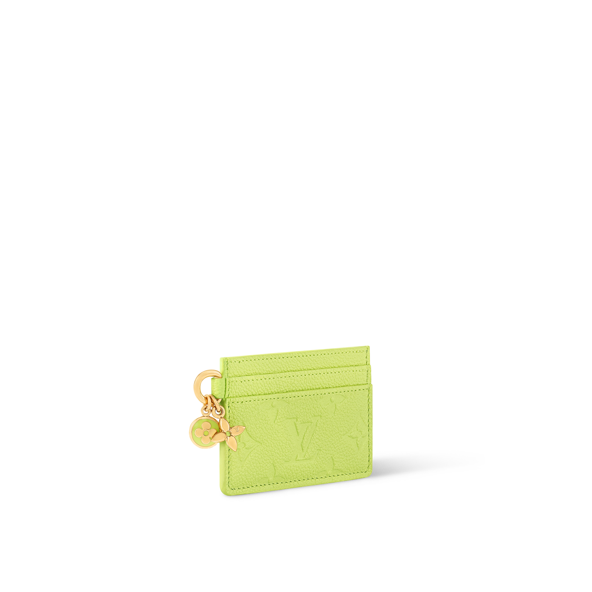 LV Charms Card Holder Monogram Empreinte Leather in Women
