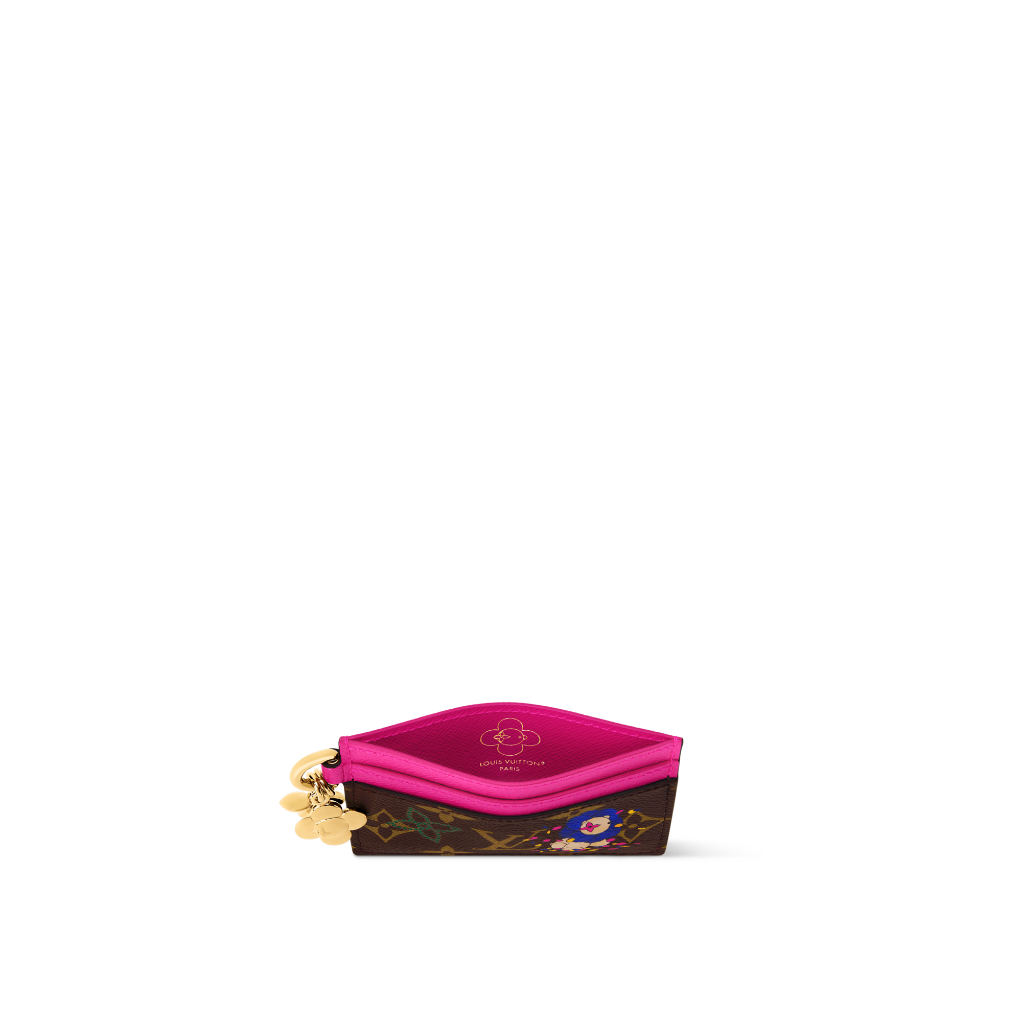 LV Charms Card Holder Monogram in Women