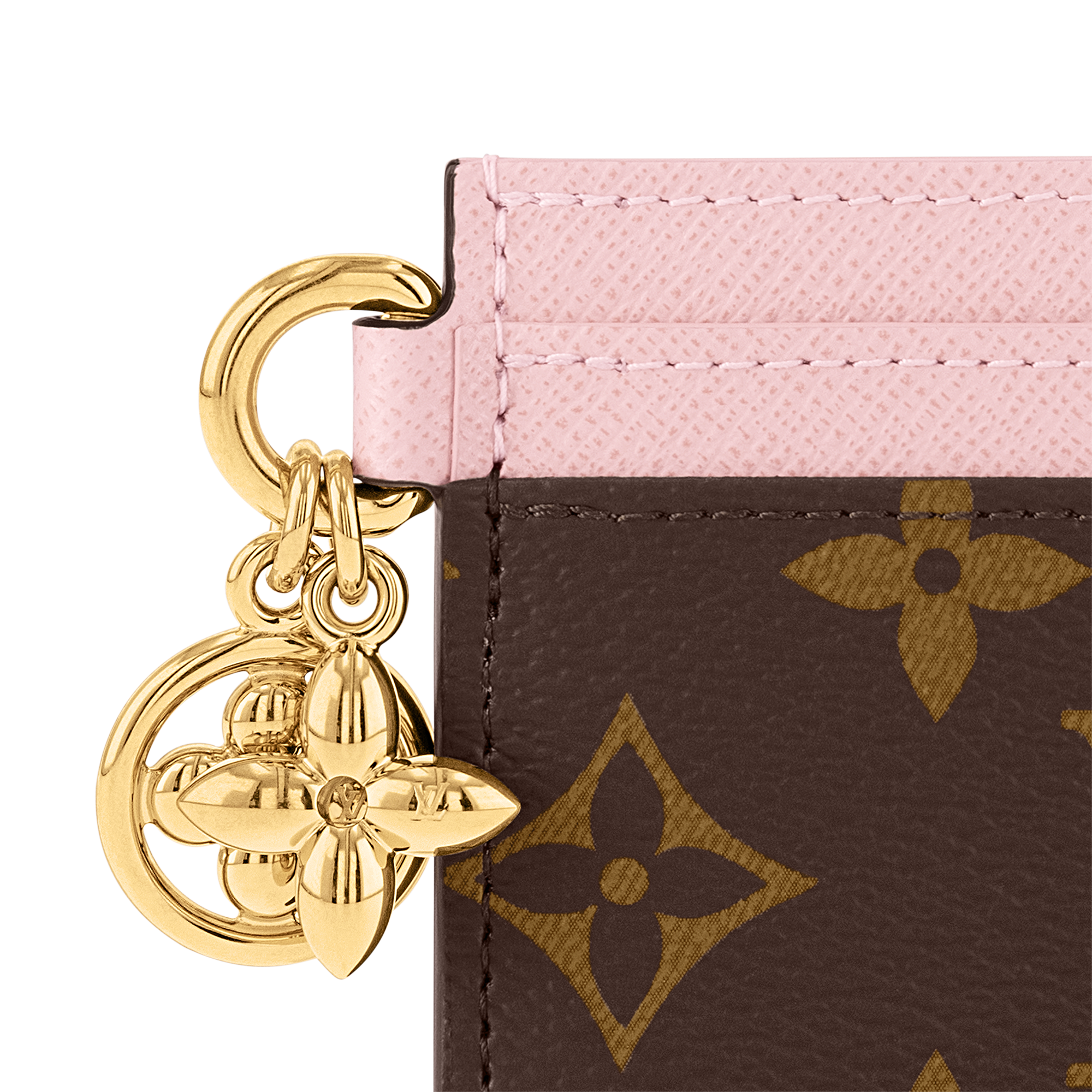 LV Charms Card Holder Monogram in Women