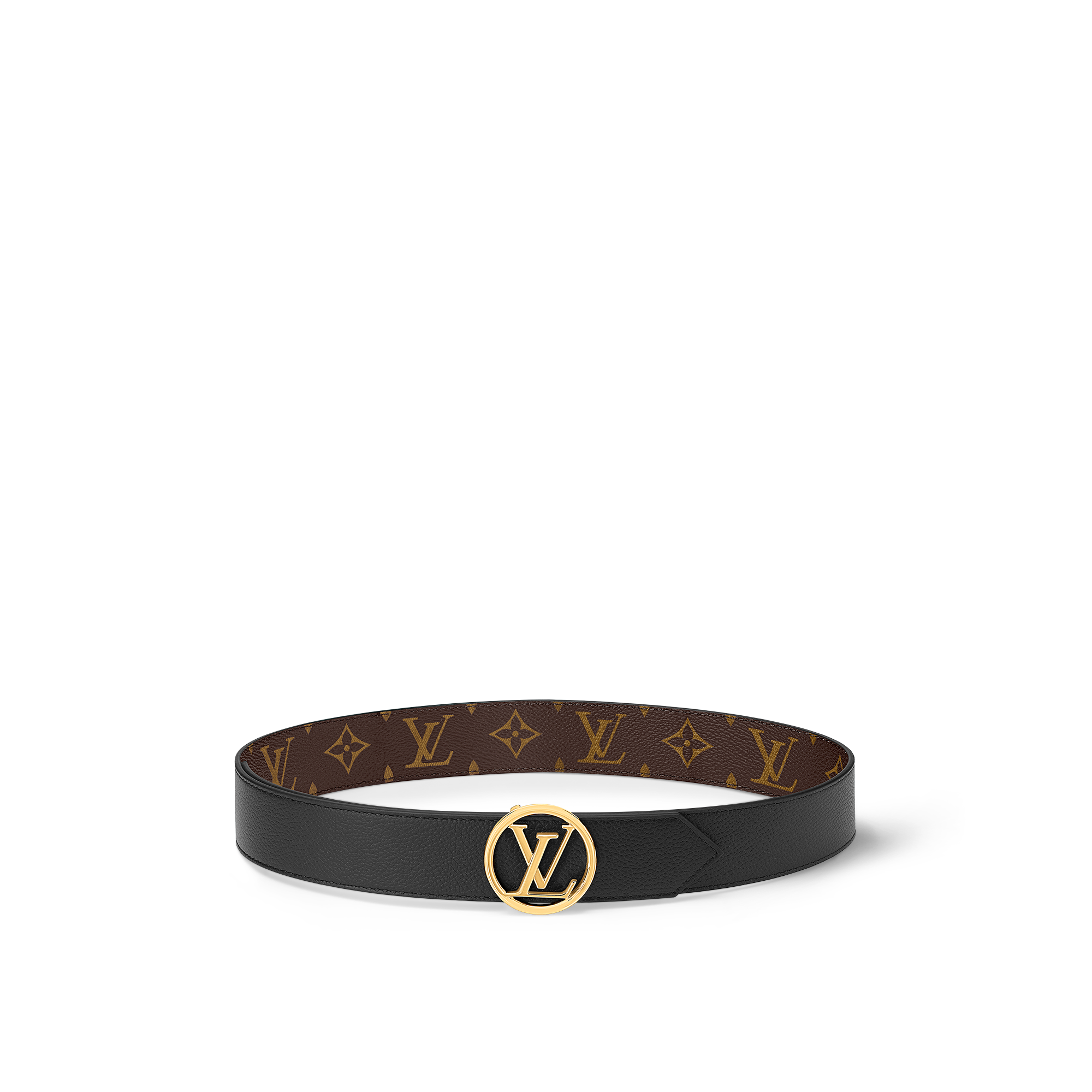 LV Circle 35mm Reversible Belt Monogram in Women