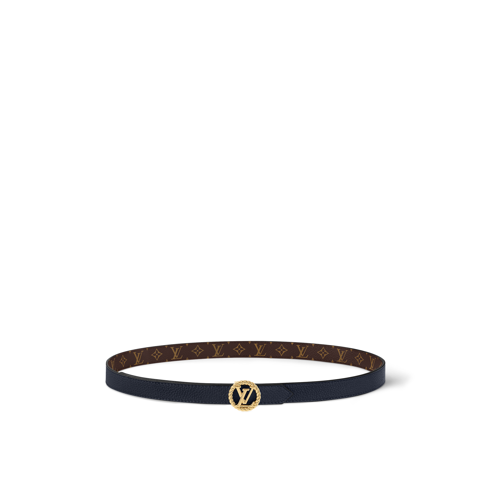 LV Circle Nautical 20mm Reversible Belt Monogram in Women