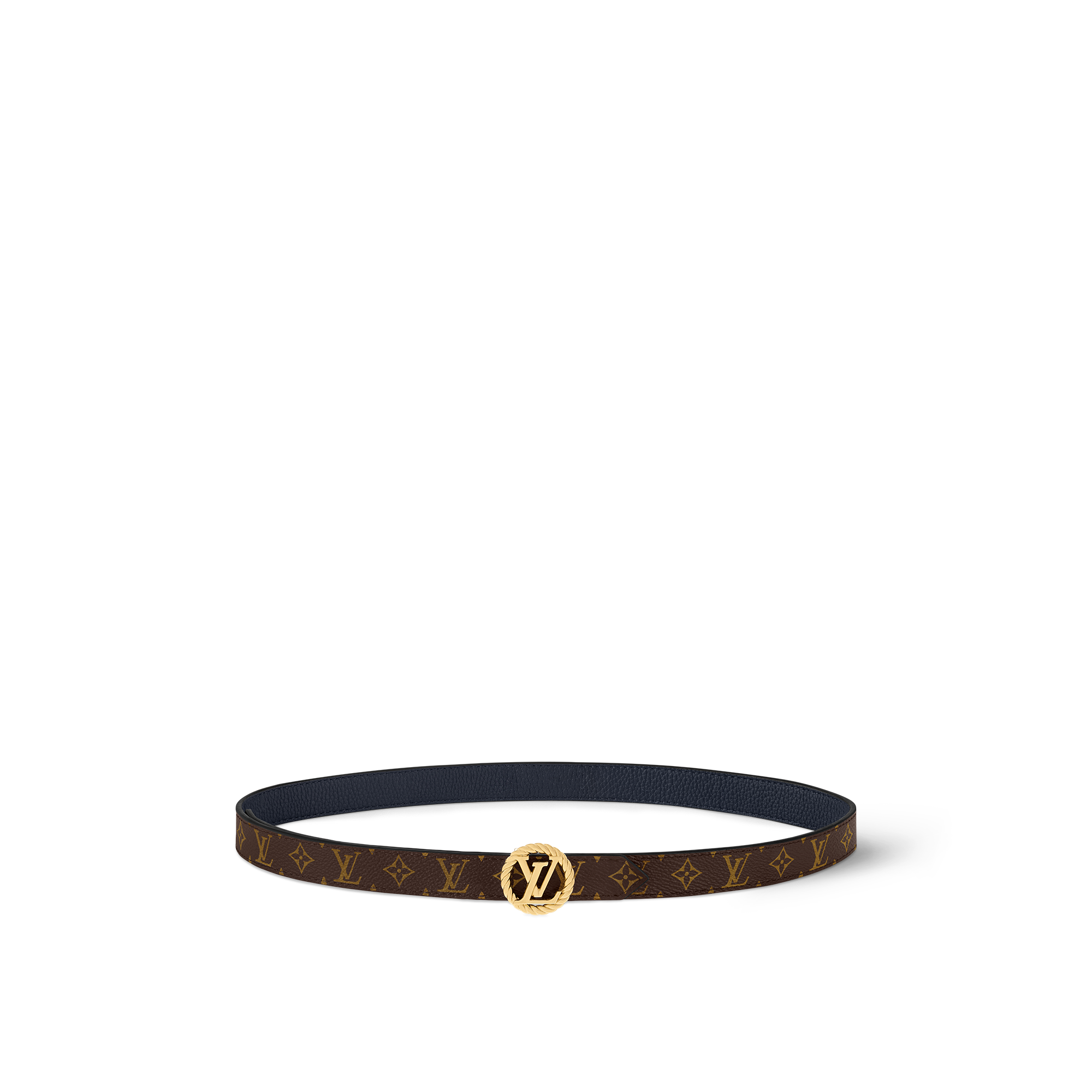 LV Circle Nautical 20mm Reversible Belt Monogram in Women