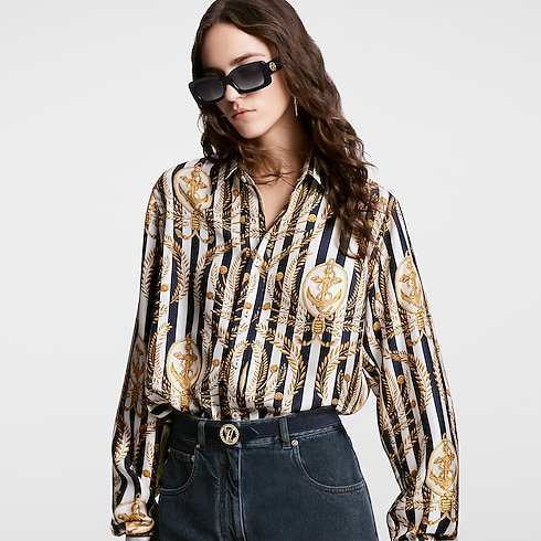 LV Circle Nautical 20mm Reversible Belt Monogram in Women's Accessories Women's Belts collections by Louis Vuitton (Product zoom)