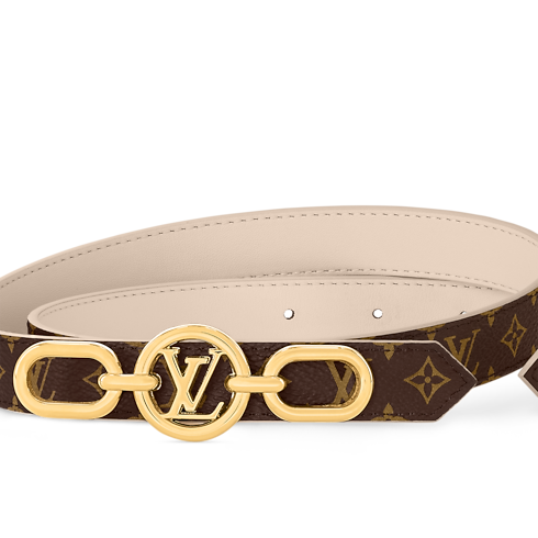 LV Circle Prime 20mm Reversible Belt Monogram in Women's Accessories Women's Belts collections by Louis Vuitton (Product zoom)