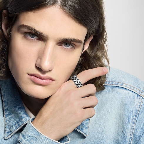 LV Damier Ring . in Men's Fashion Jewellery Rings collections by Louis Vuitton (Product zoom)