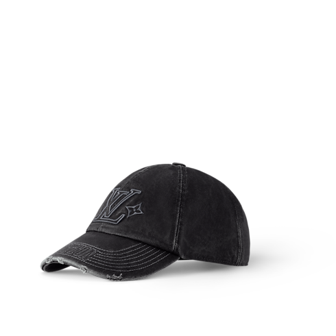 LV Denim Washed Cap . in Men's Accessories Hats, Beanies and Gloves collections by Louis Vuitton (Product zoom)