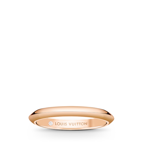 LV Diamonds 2.5mm Wedding Band, Pink Gold in Jewellery's Categories Wedding Bands collections by Louis Vuitton (Product zoom)