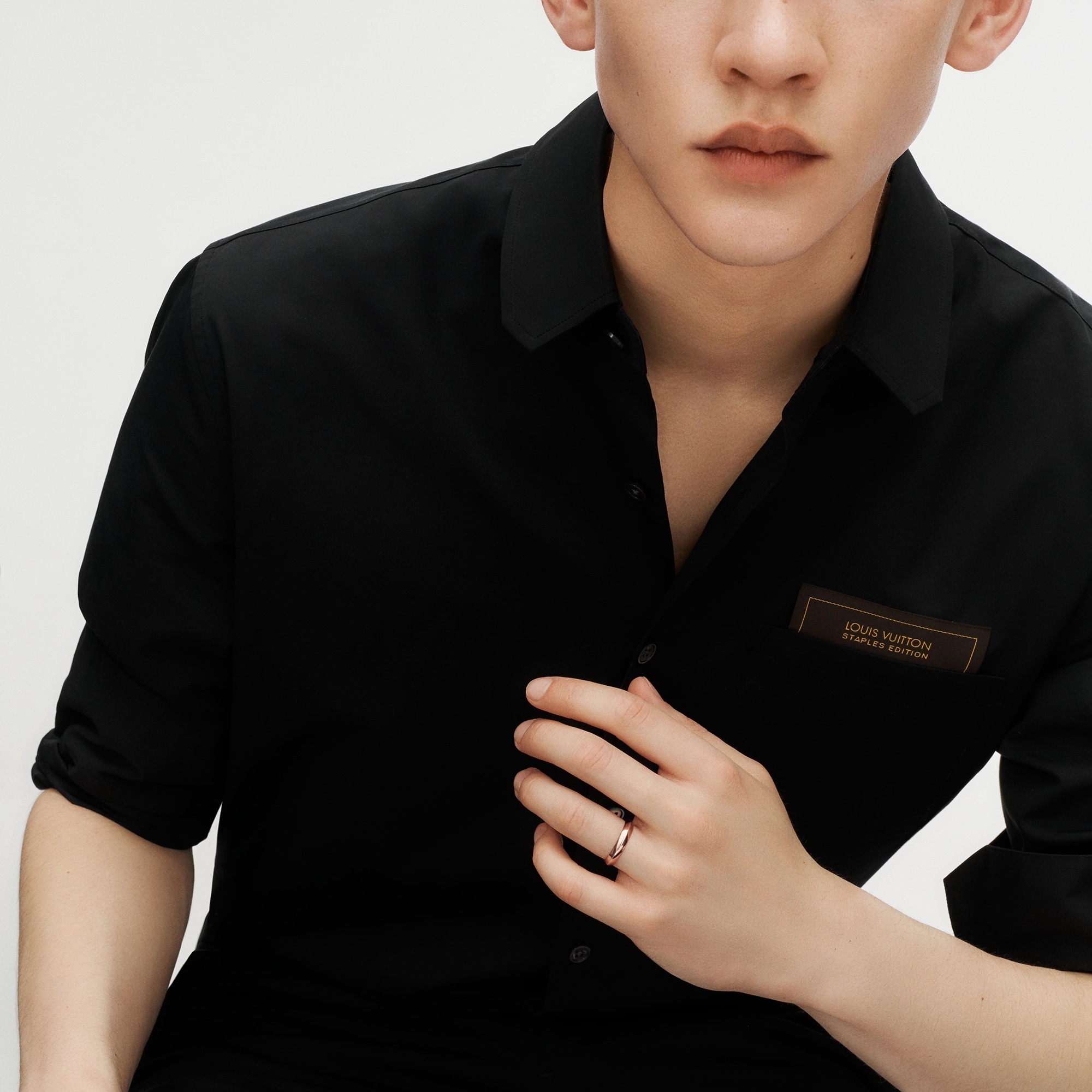 LV Diamonds 4mm Wedding Band, Pink Gold  in Jewellery