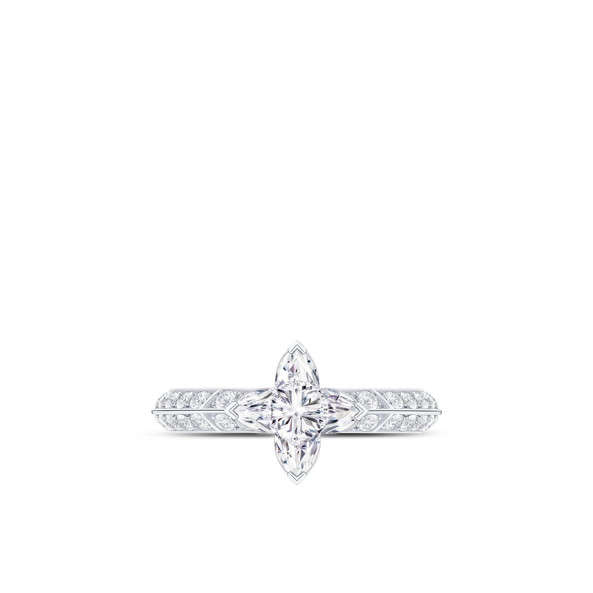 LV Diamonds Pavé Solitaire, LV Monogram Star cut  in Jewellery