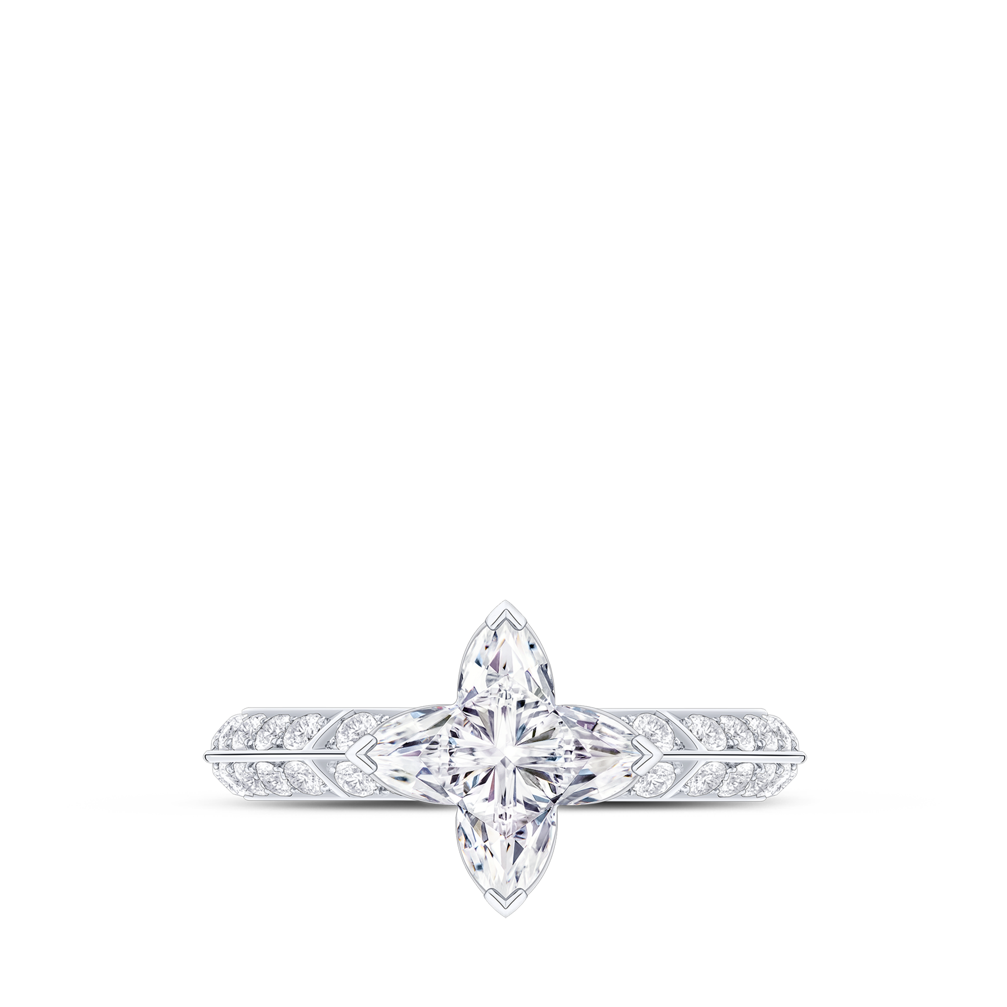 LV Diamonds Pavé Solitaire, LV Monogram Star cut  in Jewellery