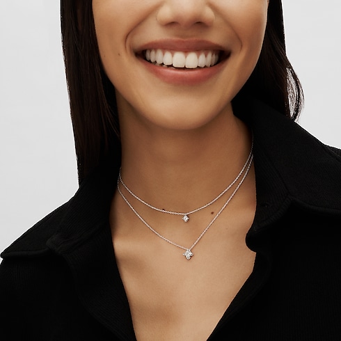 LV Diamonds Pendant, LV Monogram Star cut in Jewellery's Collections LV Diamonds collections by Louis Vuitton (Product zoom)