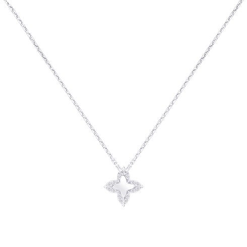LV Diamonds Pendant, LV Monogram Star cut back view