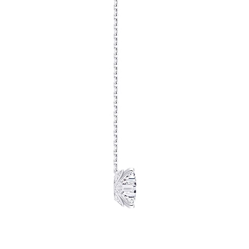 LV Diamonds Pendant, LV Monogram Star cut side view