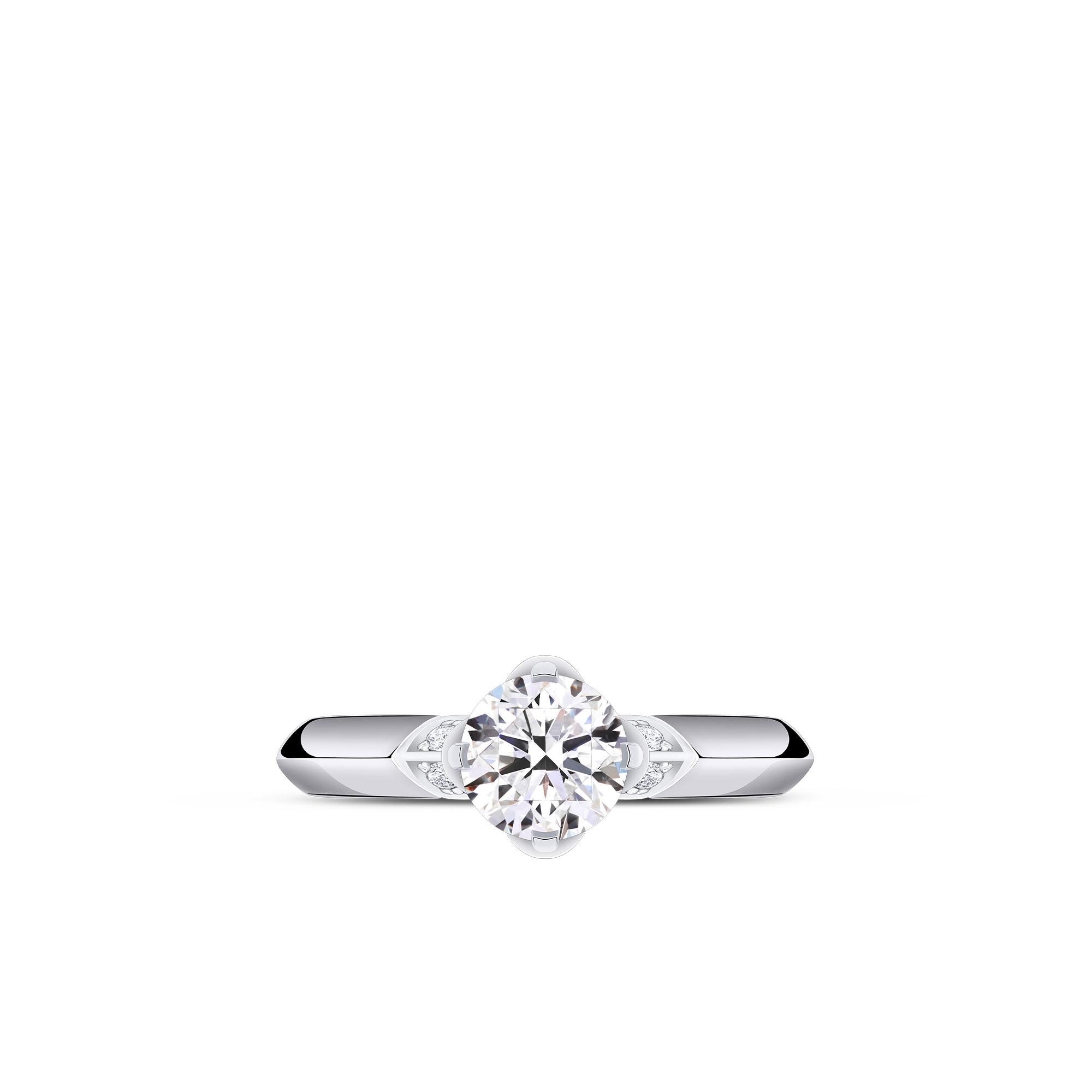 LV Diamonds Solitaire, Round Brilliant cut  in Jewellery