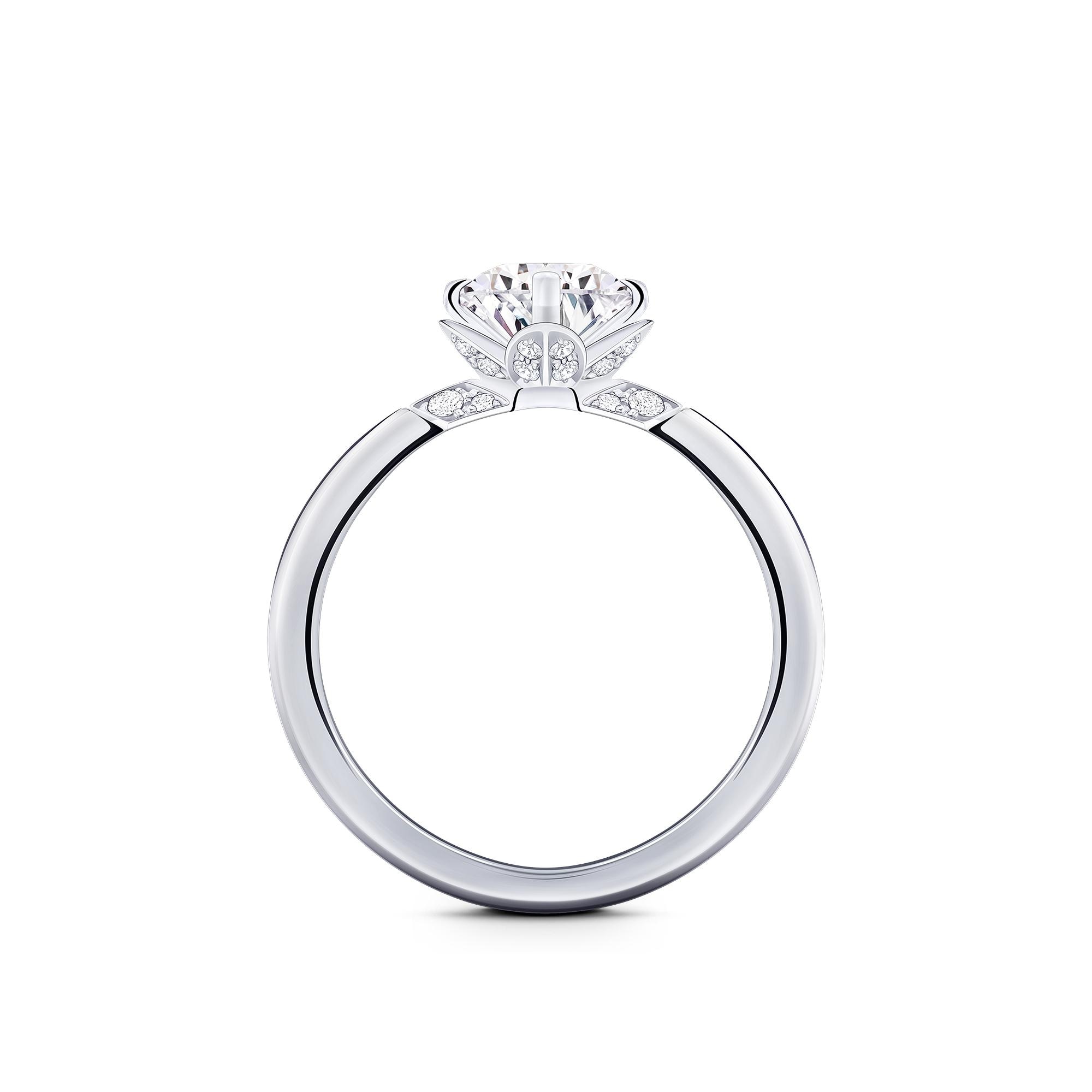 LV Diamonds Solitaire, Round Brilliant cut  in Jewellery