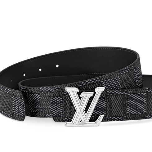 LV Dimension 40mm Reversible Belt Damier Graphite in Men's Accessories Men's Belts collections by Louis Vuitton (Product zoom)