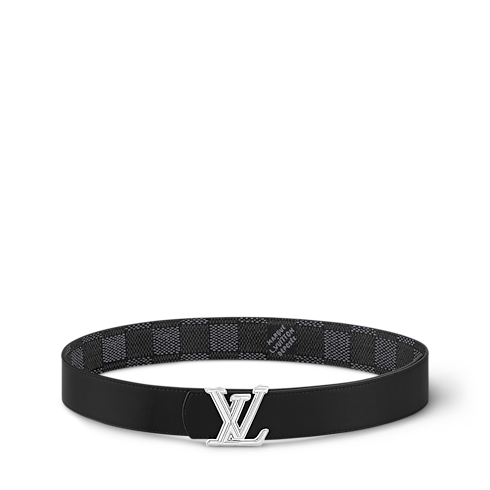 LV Dimension 40mm Reversible Belt Damier Graphite in Men's Accessories Men's Belts collections by Louis Vuitton (Product zoom)