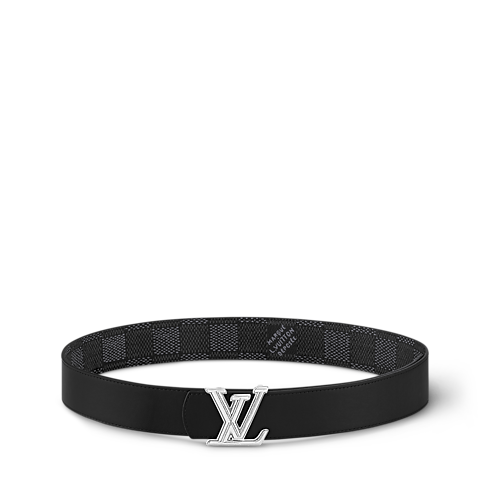 LV Dimension 40mm Reversible Belt Damier Graphite in Men's Accessories Men's Belts collections by Louis Vuitton (Product zoom)