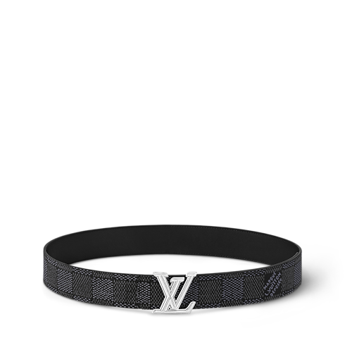 LV Dimension 40mm Reversible Belt Damier Graphite in Men's Accessories Men's Belts collections by Louis Vuitton (Product zoom)