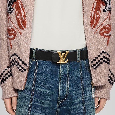 LV Dimension Monogram Landscape 40mm Reversible Belt in Men's Accessories Men's Belts collections by Louis Vuitton (Product zoom)