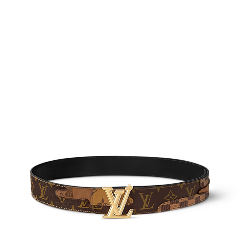 LV Dimension Monogram Landscape 40mm Reversible Belt in Men's Accessories Men's Belts collections by Louis Vuitton (Product zoom)