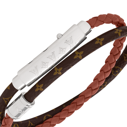 LV Double Spin Monogram Heritage Bracelet detail view
