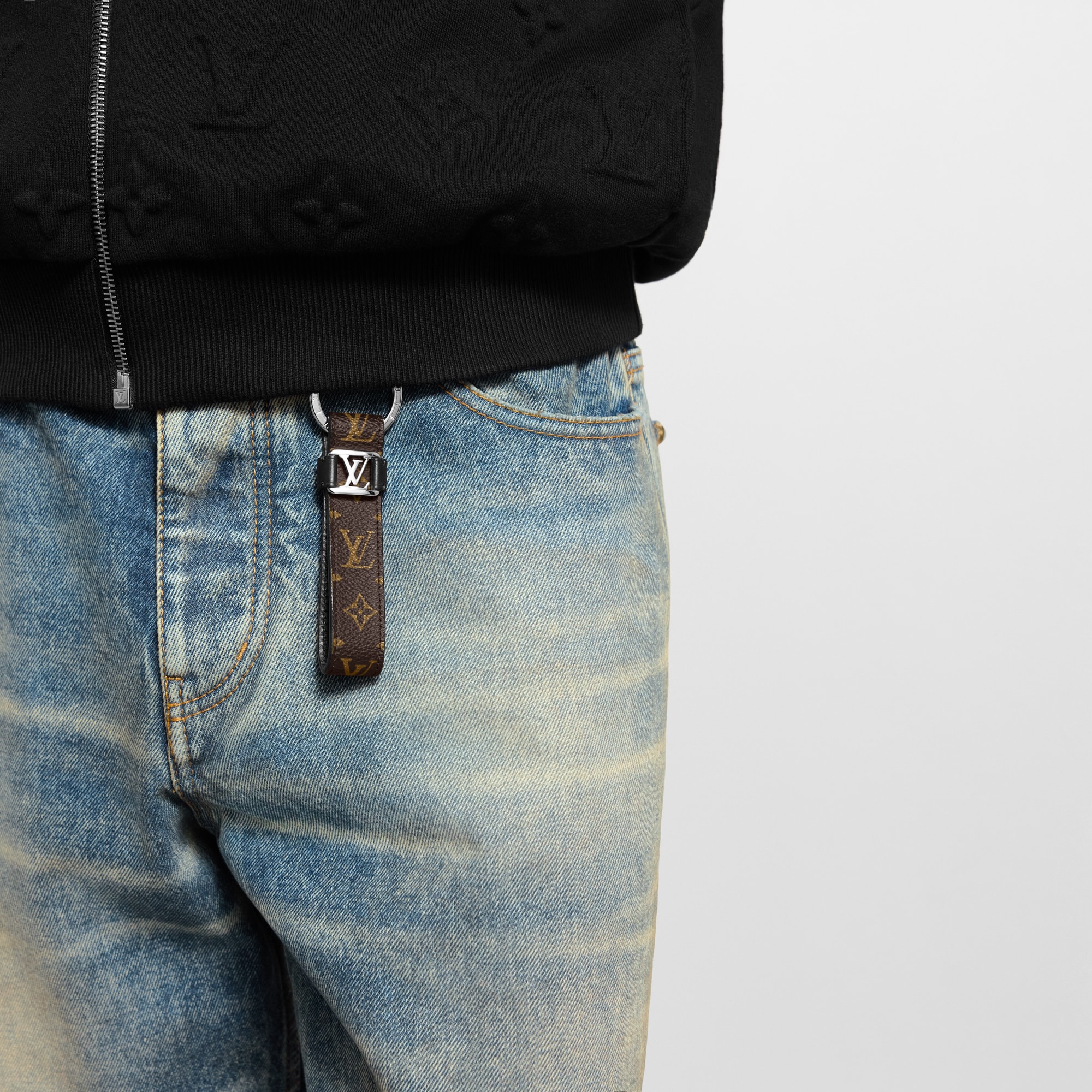 LV Dragonne Key Holder . in Men