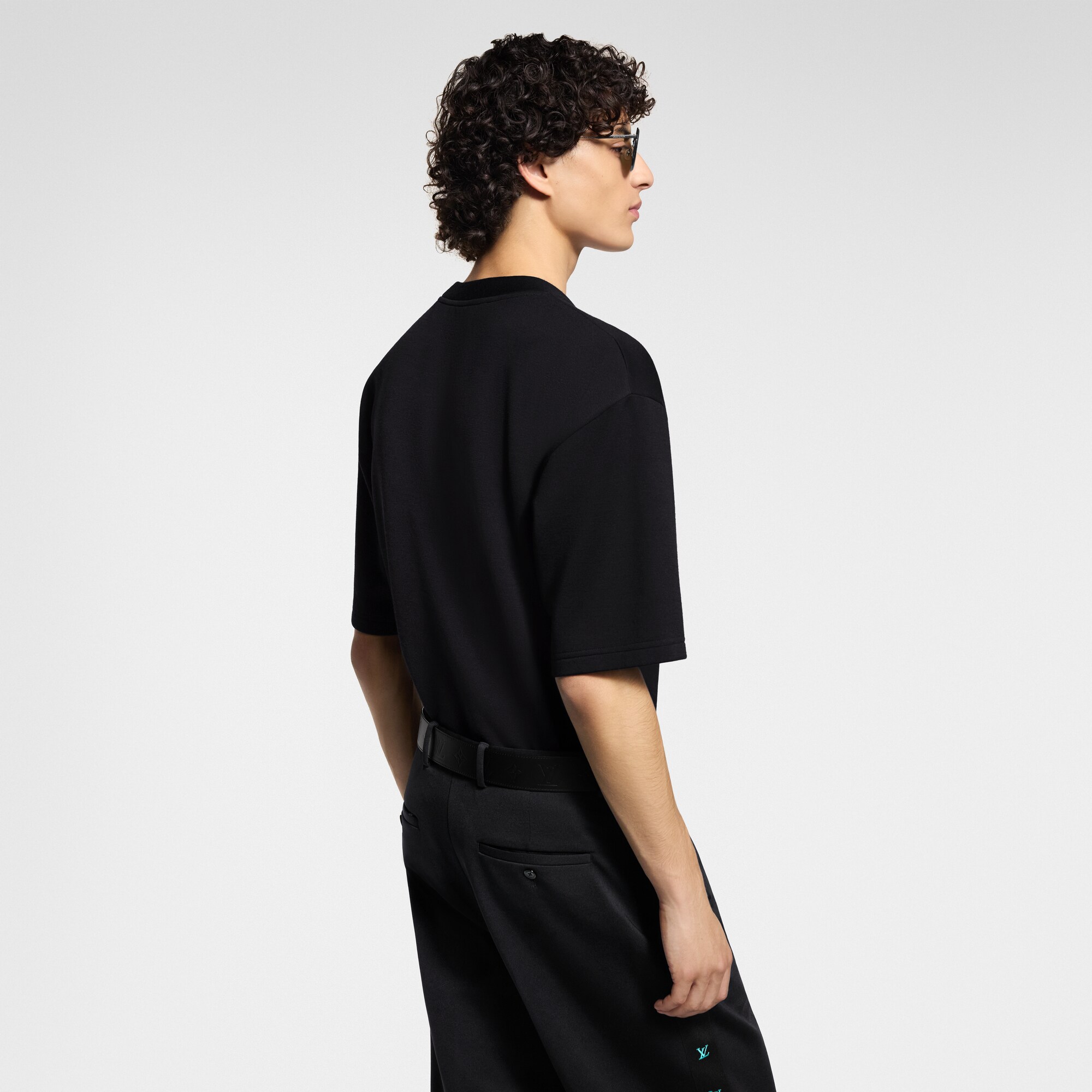 LV Embellished Jersey T-Shirt   in Men
