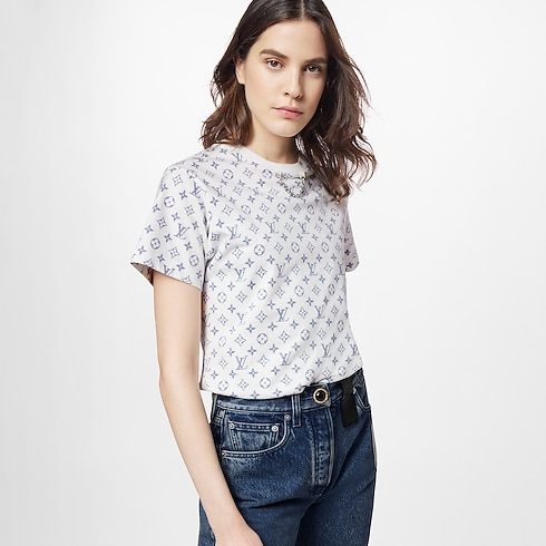 LV Escale Printed T-Shirt in Women's Ready-to-Wear Tops collections by Louis Vuitton (Product zoom)