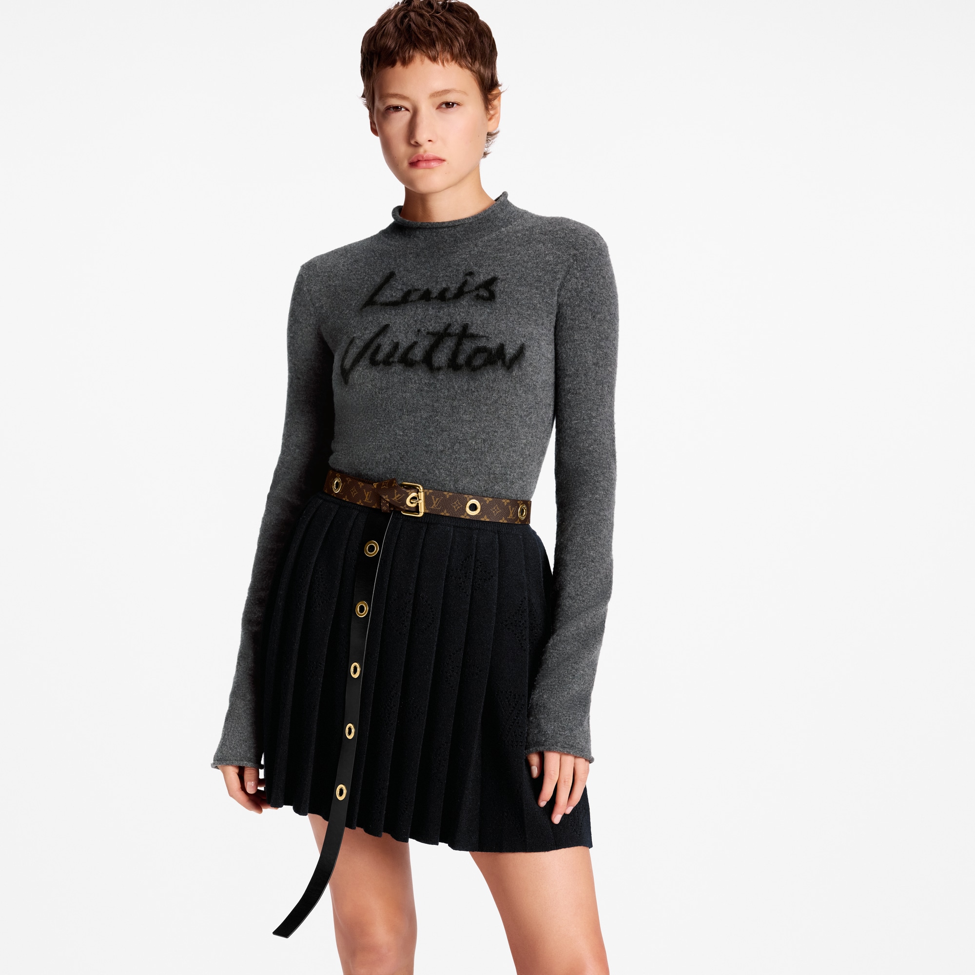 LV Eyelets 30mm Belt  in Women