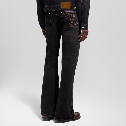 LV Flared Denim Pants in Men's Ready-to-Wear Denim collections by Louis Vuitton (Product zoom)