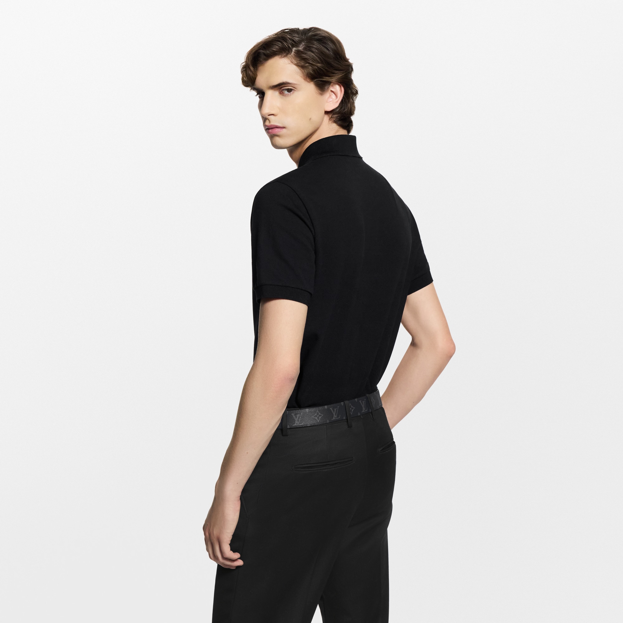 LV Flower Pique Polo  in Men