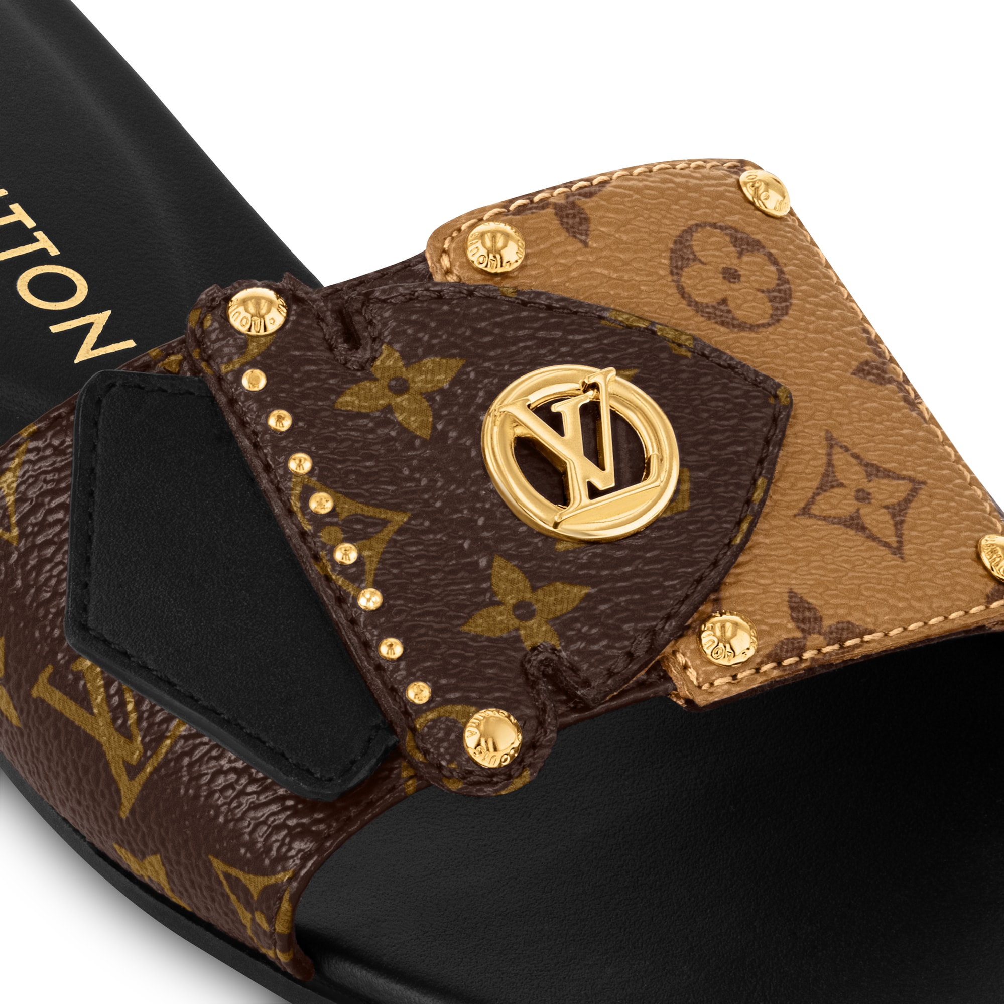 LV Frame Flat Mule  in Women