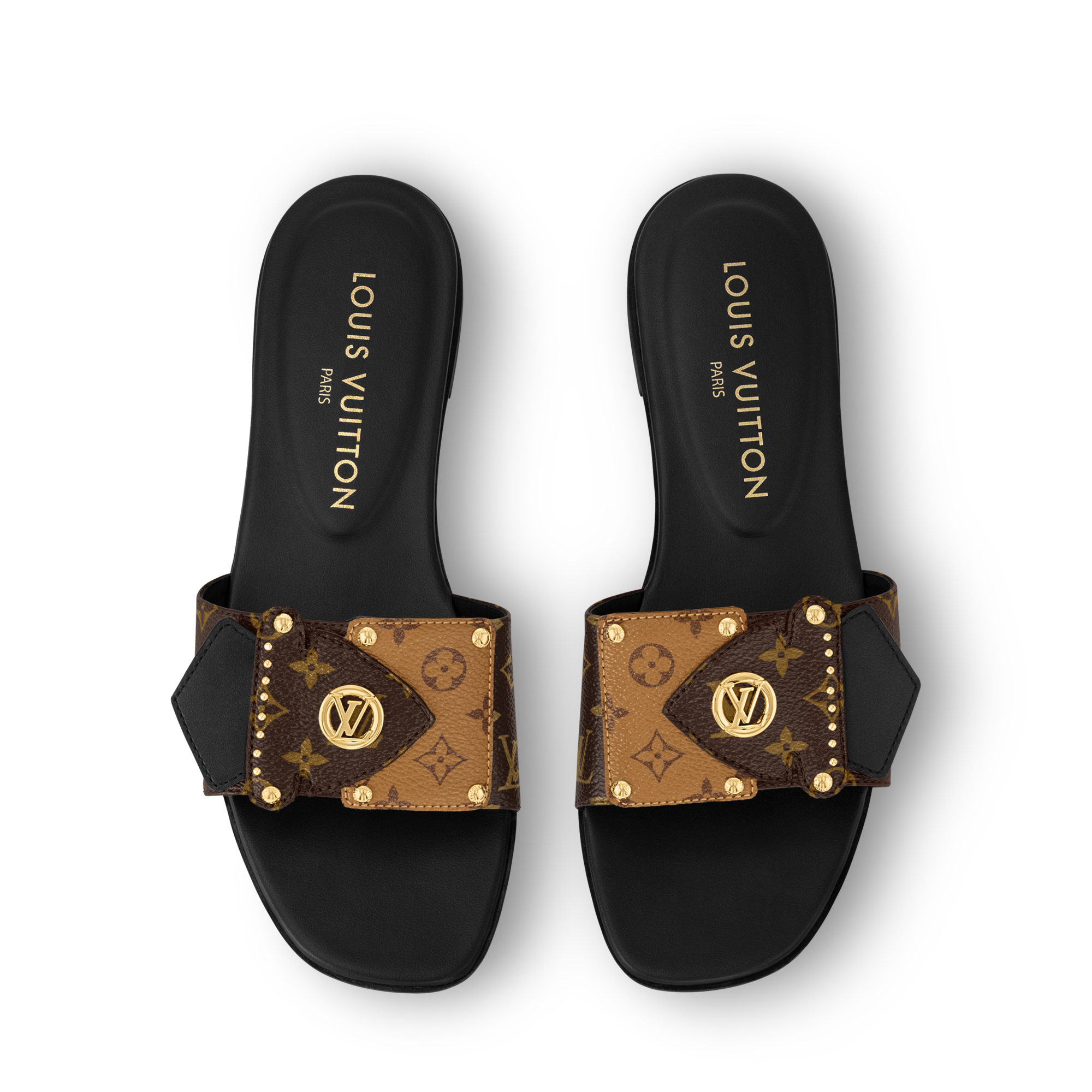 LV Frame Flat Mule  in Women