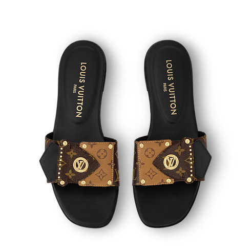 LV Frame Flat Mule in Women's Shoes Mules and Slides collections by Louis Vuitton (Product zoom)