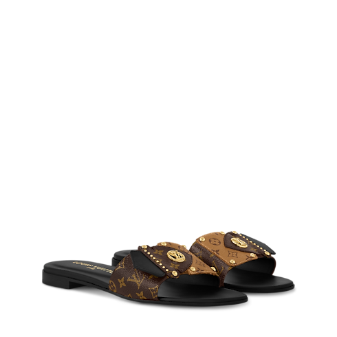 LV Frame Flat Mule in Women's Shoes Mules and Slides collections by Louis Vuitton (Product zoom)