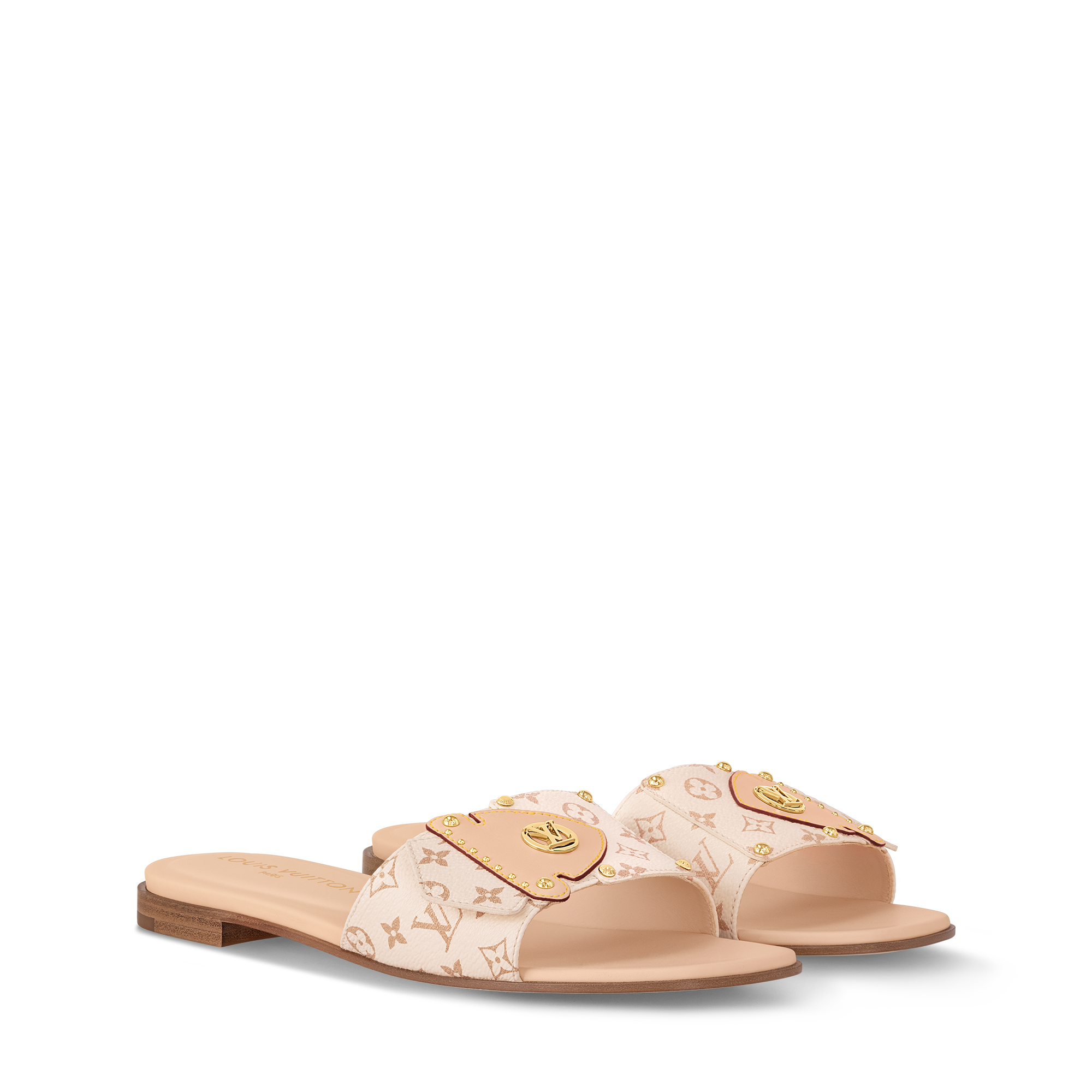 LV Frame Flat Mule  in Women