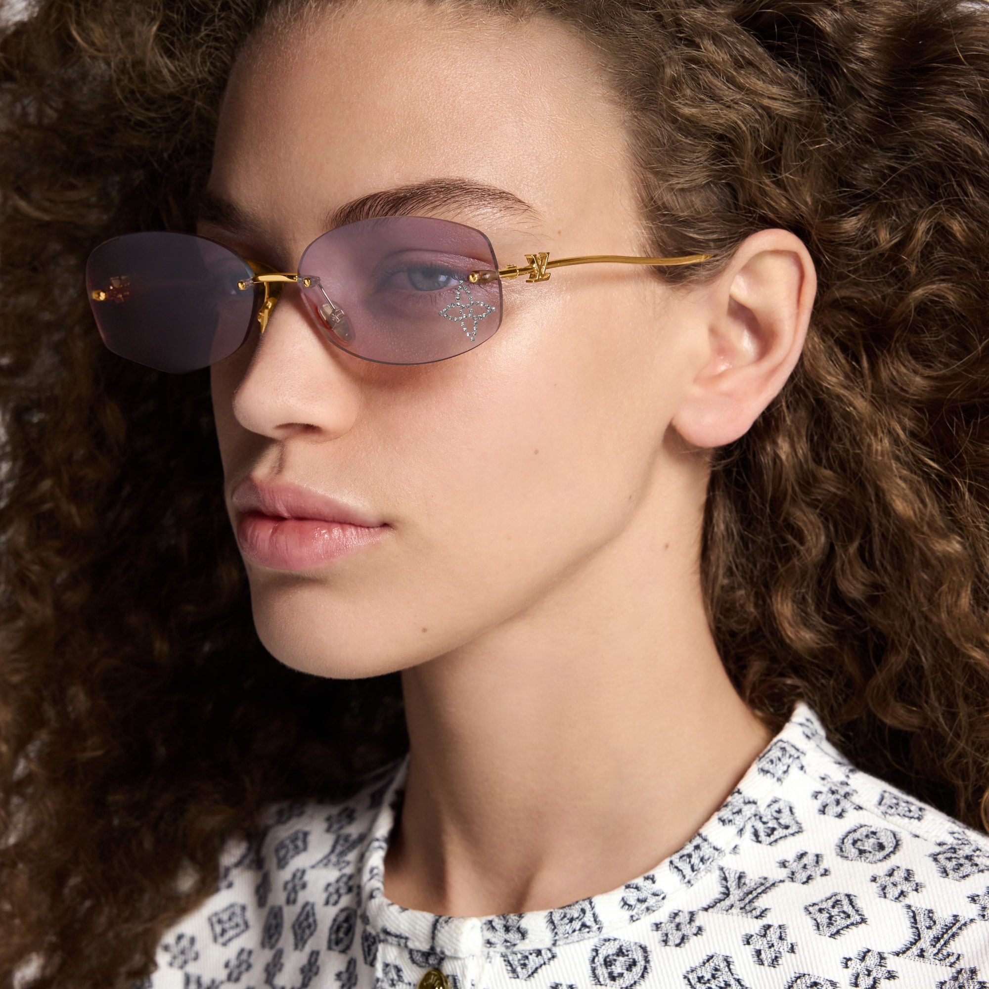 LV Glam 2.0 Oval Sunglasses . in Women