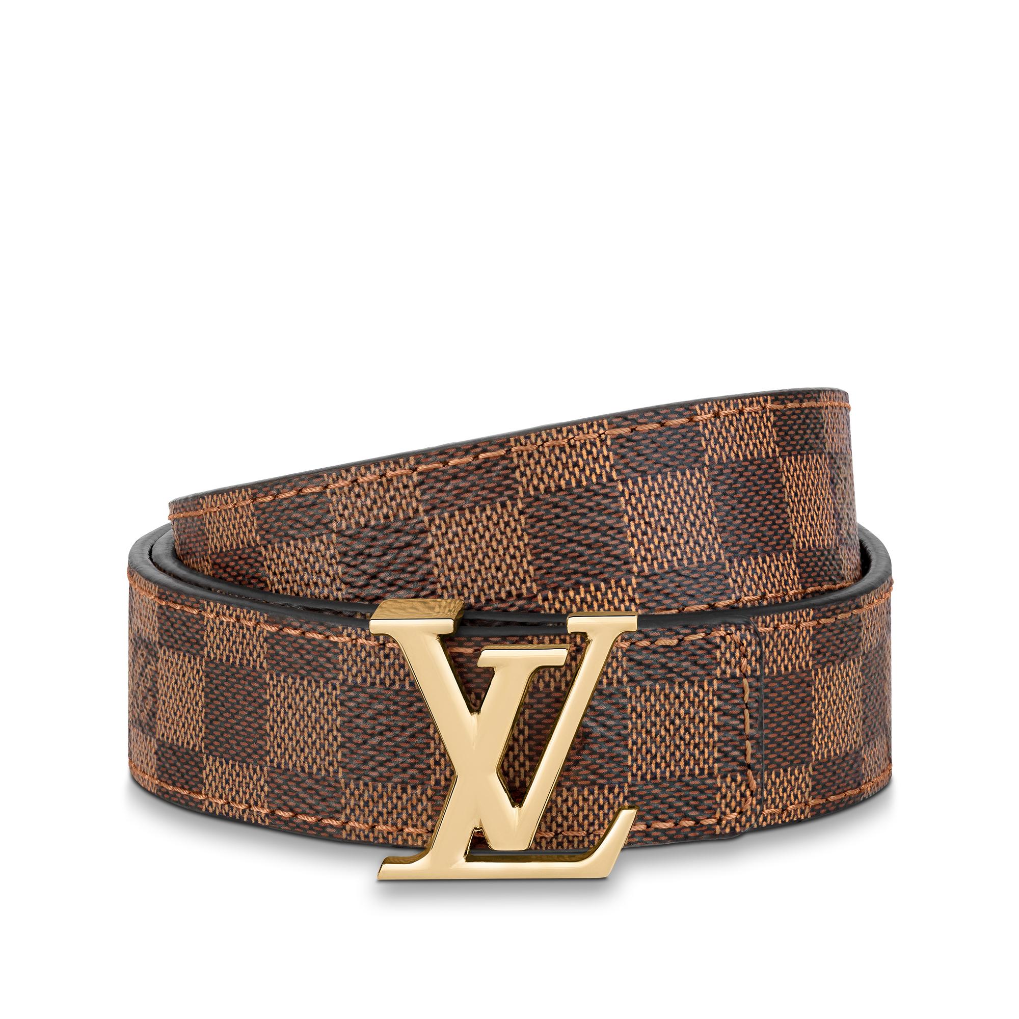 LV Iconic 25 mm Reversible Belt Damier Ebene in Women