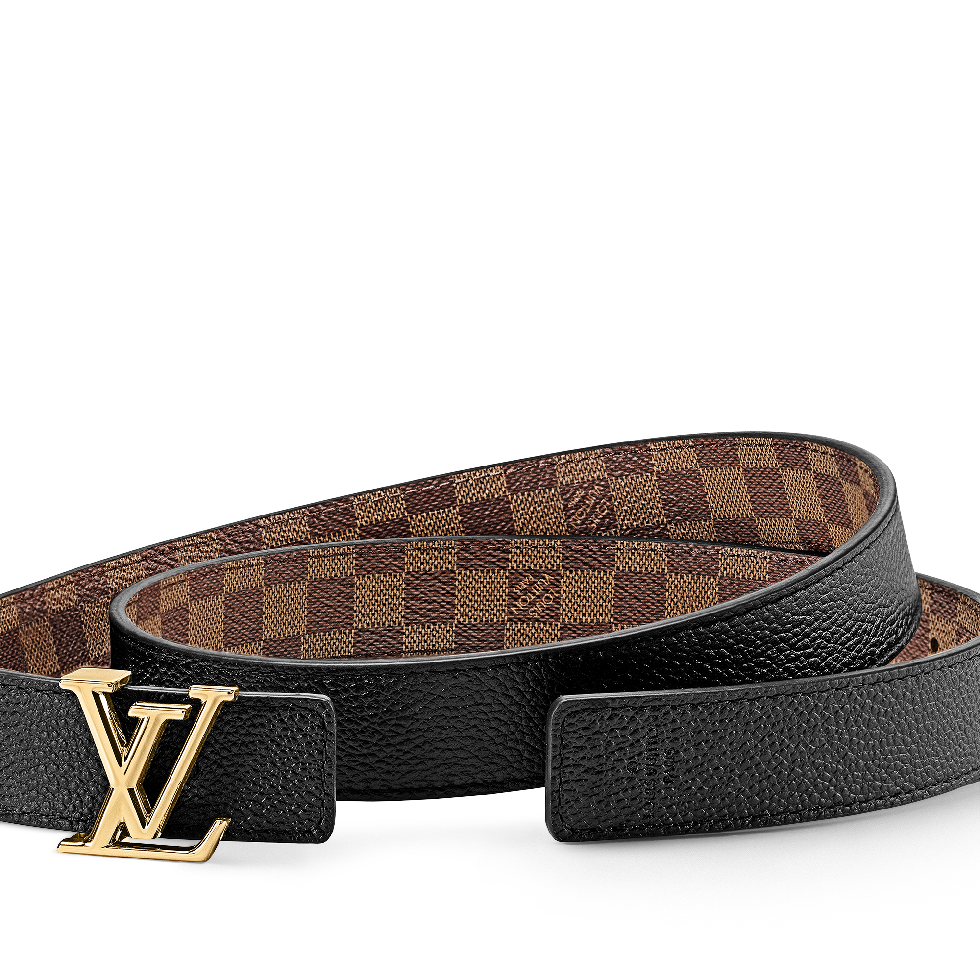 LV Iconic 25 mm Reversible Belt Damier Ebene in Women