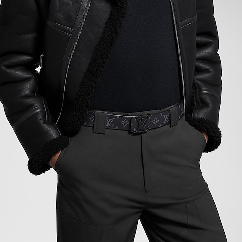 LV Initiales 40mm Matte Black Belt Monogram Eclipse in Men's Accessories All Accessories collections by Louis Vuitton (Product zoom)