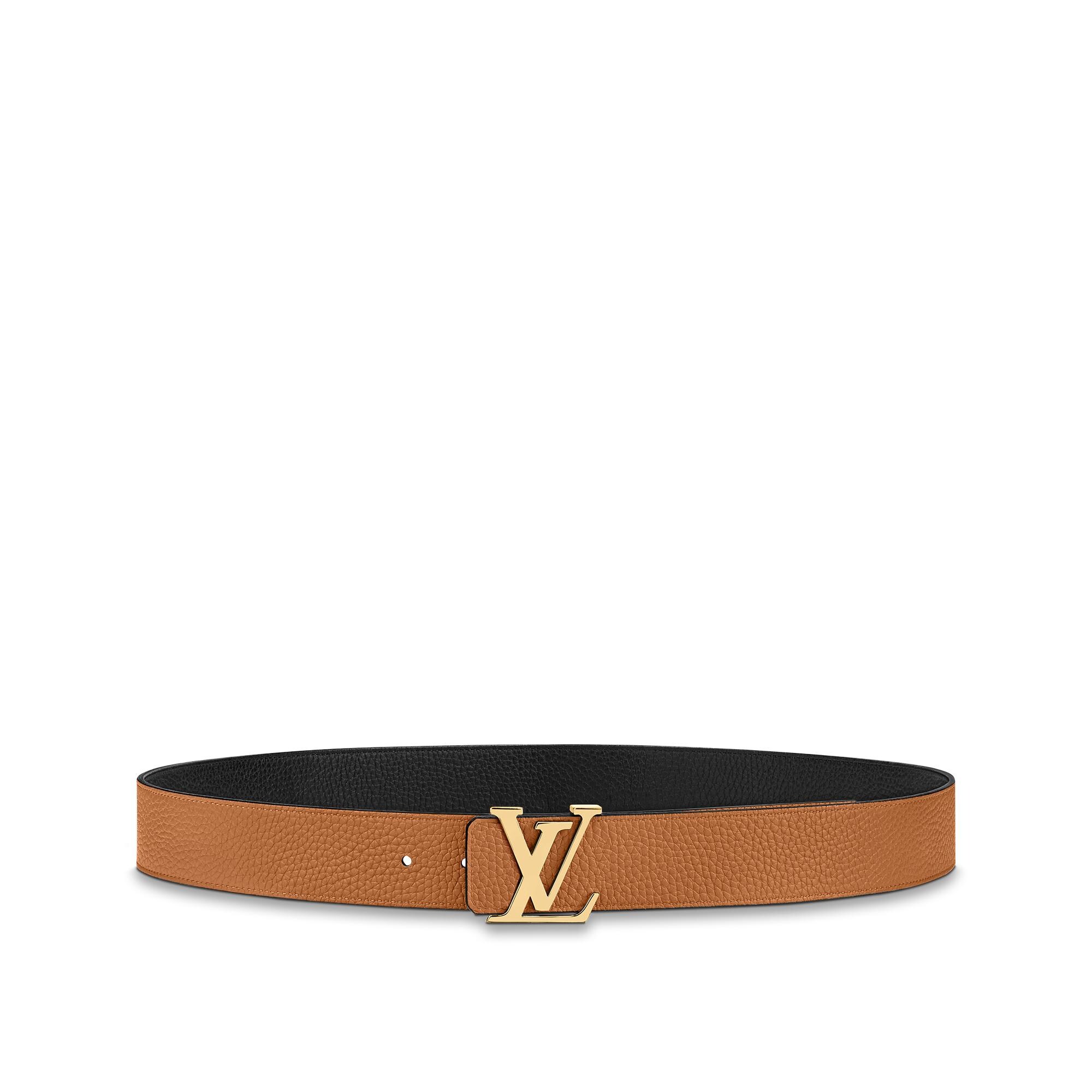 LV Initiales 40mm Reversible Taurillon in Men