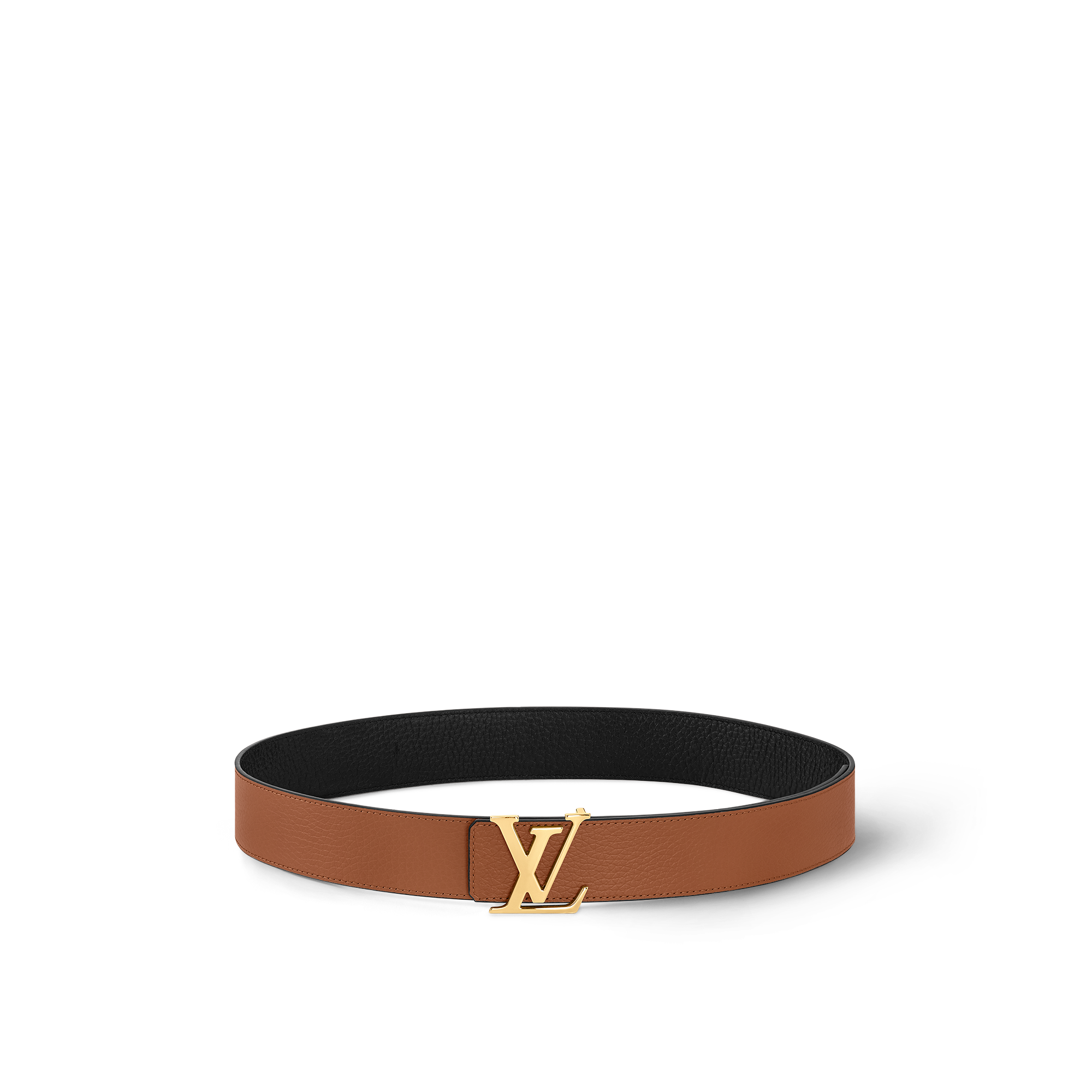 LV Initiales 40mm Reversible Taurillon in Men