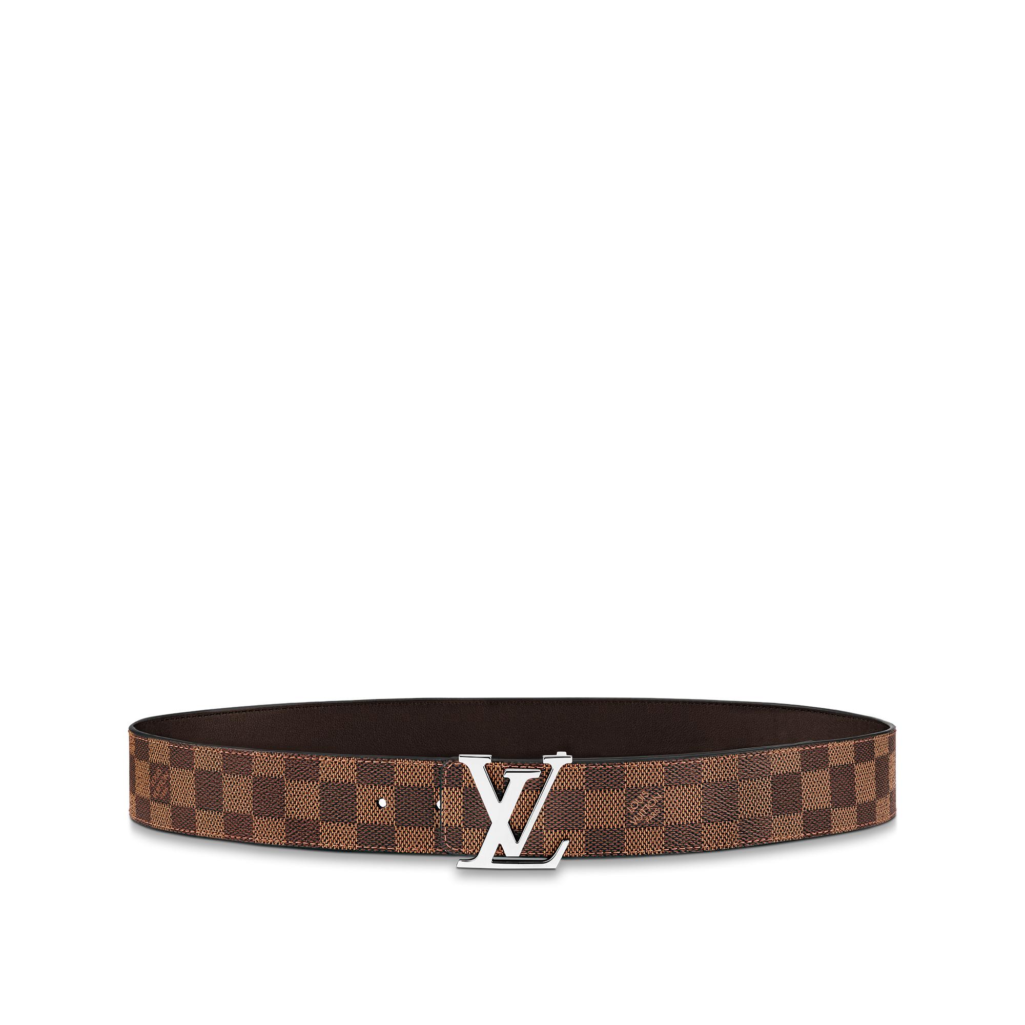 LV Initiales 40mm Reversible Belt Damier Ebene in Men