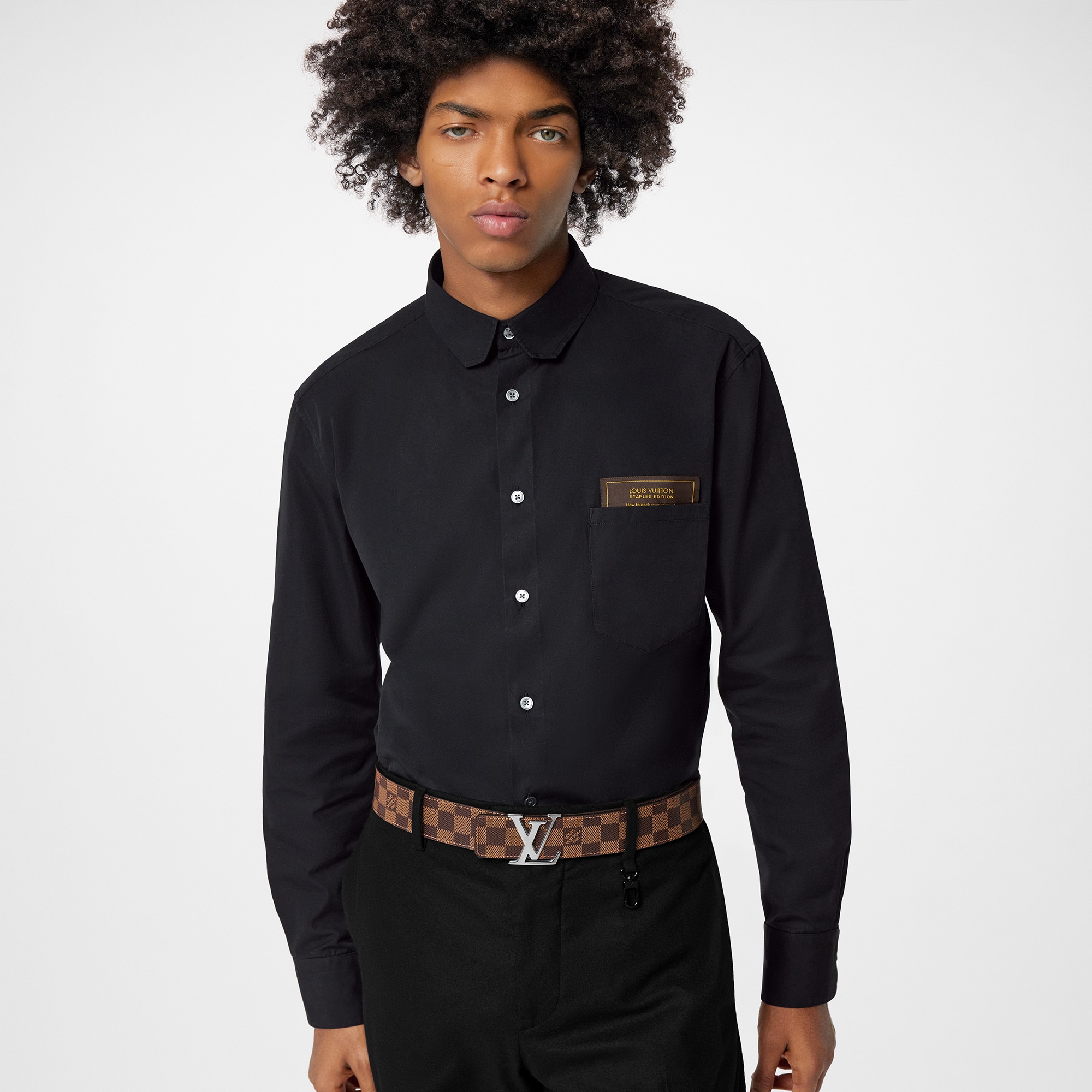 LV Initiales 40mm Reversible Belt Damier Ebene in Men