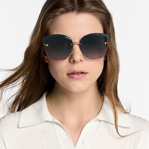 LV Jewel Round Cat Eye Sunglasses . in Women's Accessories Sunglasses collections by Louis Vuitton (Product zoom)