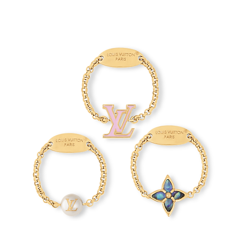 LV Layer Color ring set . in Women's Fashion Jewellery Designer Fashion Jewellery collections by Louis Vuitton (Product zoom)