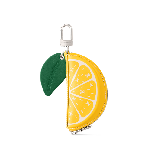 LV Lemon Bag Charm . in Men's Accessories Key Holders and Bag Charms collections by Louis Vuitton (Product zoom)